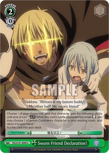 Sworn Friend Declaration!, That Time I Got Reincarnated as a Slime Vol.3 TSK/S101-E040 U