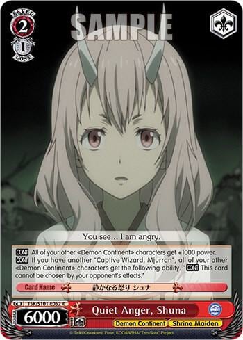 Quiet Anger, Shuna, That Time I Got Reincarnated as a Slime Vol.3 TSK/S101-E052 R