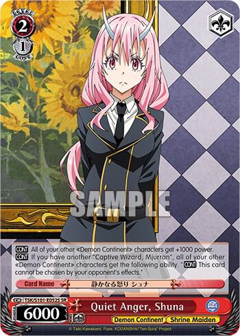 Quiet Anger, Shuna (SR), That Time I Got Reincarnated as a Slime Vol.3 TSK/S101-E052S SR