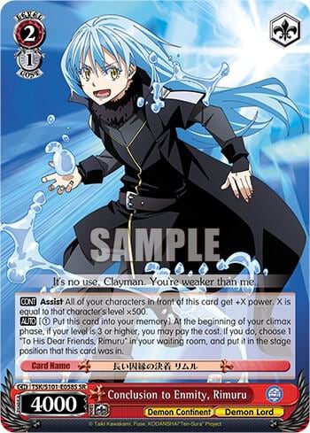 Conclusion to Enmity, Rimuru (SR), That Time I Got Reincarnated as a Slime Vol.3 TSK/S101-E058S SR