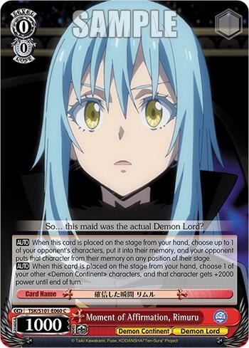 Moment of Affirmation, Rimuru, That Time I Got Reincarnated as a Slime Vol.3 TSK/S101-E060 C
