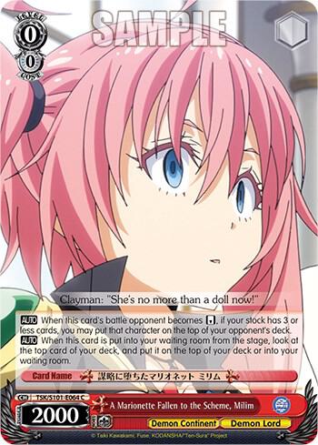 A Marionette Fallen to the Scheme, Milim, That Time I Got Reincarnated as a Slime Vol.3 TSK/S101-E064 C
