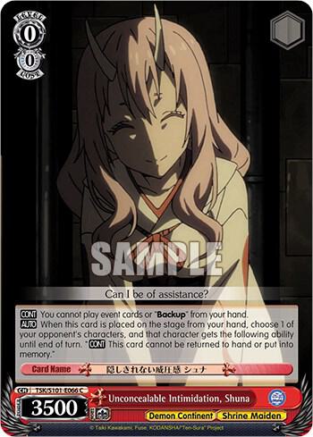 Unconcealable Intimidation, Shuna, That Time I Got Reincarnated as a Slime Vol.3 TSK/S101-E066 C