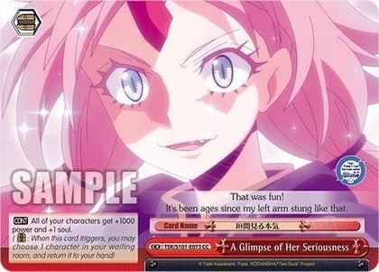 A Glimpse of Her Seriousness, That Time I Got Reincarnated as a Slime Vol.3 TSK/S101-E073 CC