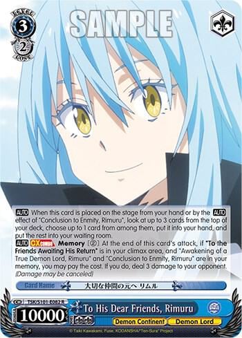 To His Dear Friends, Rimuru, That Time I Got Reincarnated as a Slime Vol.3 TSK/S101-E082 R