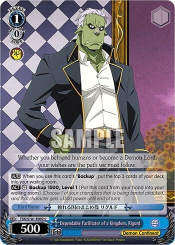 Dependable Facilitator of a Kingdom, Rigurd, That Time I Got Reincarnated as a Slime Vol.3 TSK/S101-E092 C