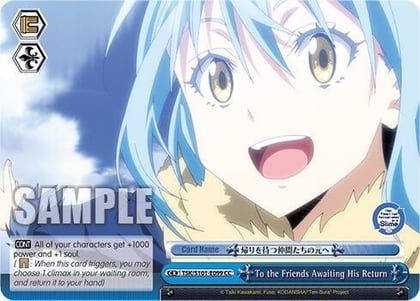 To the Friends Awaiting His Return, That Time I Got Reincarnated as a Slime Vol.3 TSK/S101-E099 CC