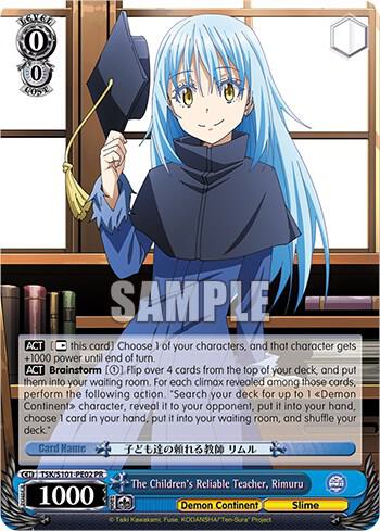 The Children's Reliable Teacher, Rimuru, That Time I Got Reincarnated as a Slime Vol.3 TSK/S101-PE02