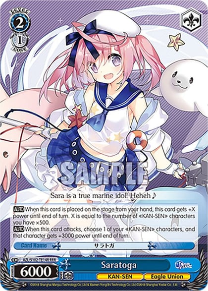 Saratoga (RRR), Azur Lane AZL/S102-TE14R RRR
