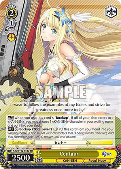 Centaur, Azur Lane AZL/S102-TE32 TD
