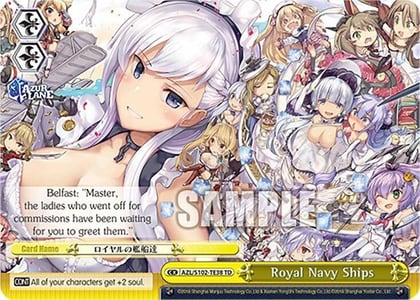 Royal Navy Ships, Azur Lane AZL/S102-TE38 TD