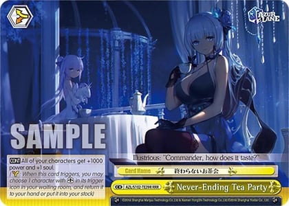 Never-Ending Tea Party (RRR), Azur Lane AZL/S102-TE39R RRR