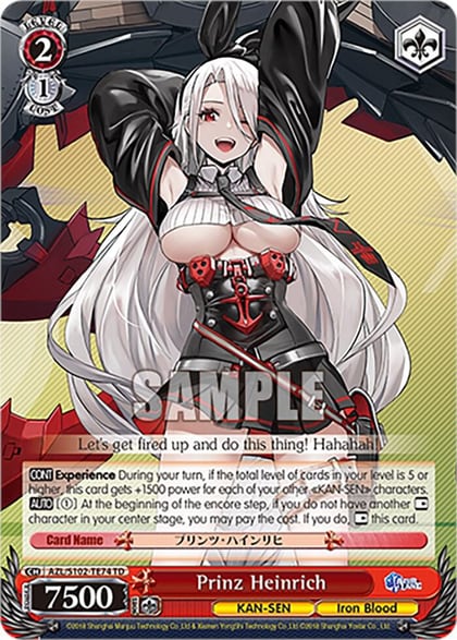 Prinz Heinrich, Azur Lane AZL/S102-TE74 TD