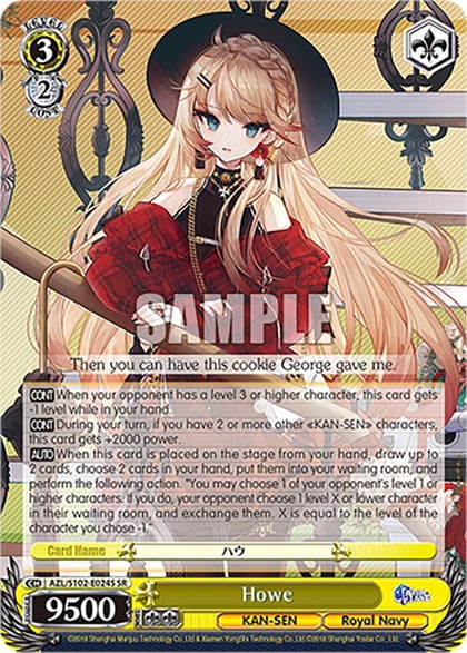 Howe (SR), Azur Lane AZL/S102-E024S SR