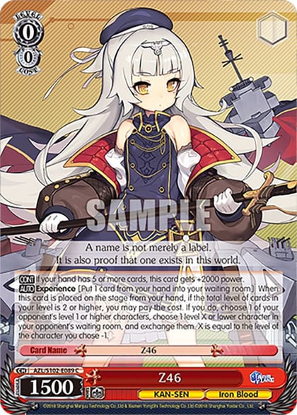 Z46, Azur Lane AZL/S102-E089 C