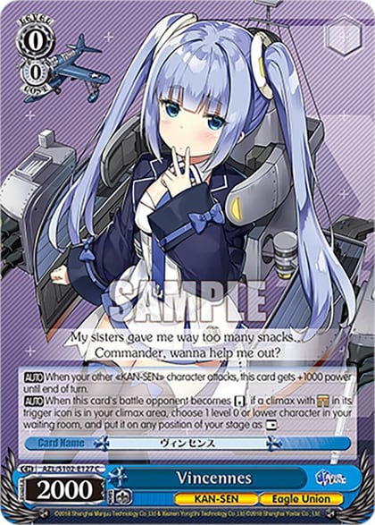 Vincennes, Azur Lane AZL/S102-E127 C