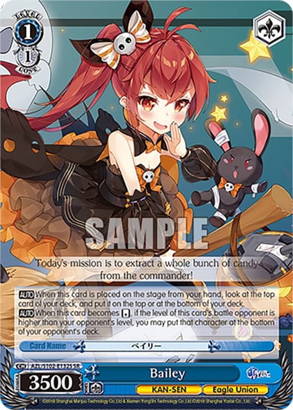 Bailey (SR), Azur Lane AZL/S102-E132S SR