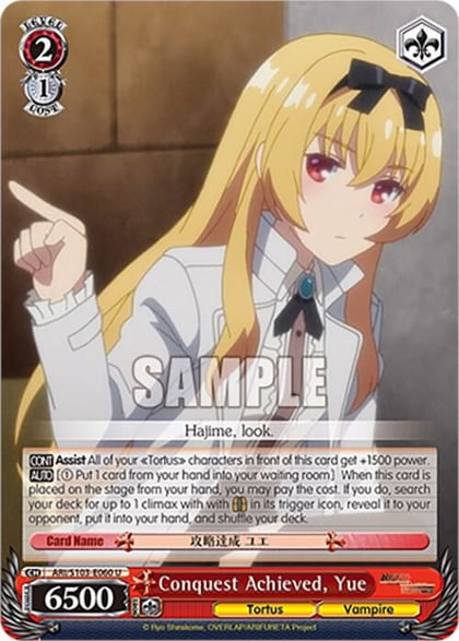 Conquest Achieved, Yue, Arifureta: From Commonplace to World's Strongest ARI/S103-E060 U
