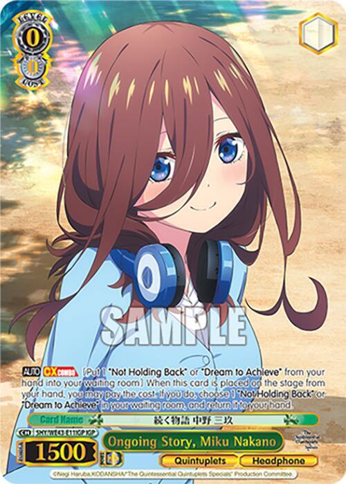 Ongoing Story, Miku Nakano (IGP), The Quintessential Quintuplets Specials Premium Booster 5HY/WE43-E11IGP IGP