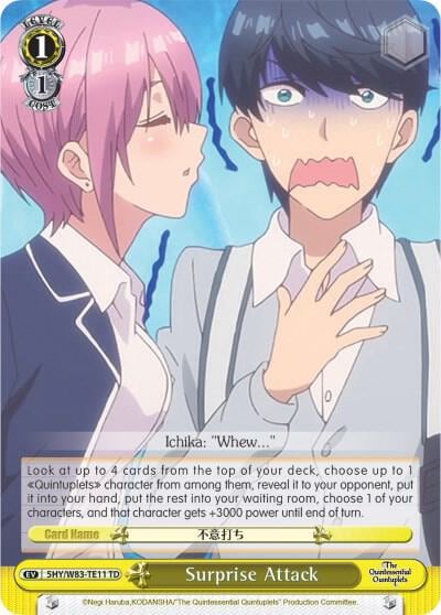 Surprise Attack, The Quintessential Quintuplets 5HY/W83-TE11 TD