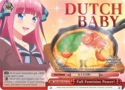 Full Feminine Power!, The Quintessential Quintuplets 5HY/W83-TE27 TD