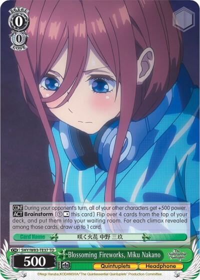 Blossoming Fireworks, Miku Nakano, The Quintessential Quintuplets 5HY/W83-TE37 TD