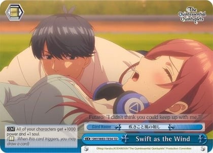 Swift as the Wind, The Quintessential Quintuplets 5HY/W83-TE54 TD