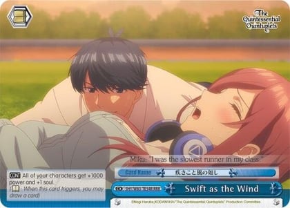 Swift as the Wind (RRR), The Quintessential Quintuplets 5HY/W83-TE54R RRR