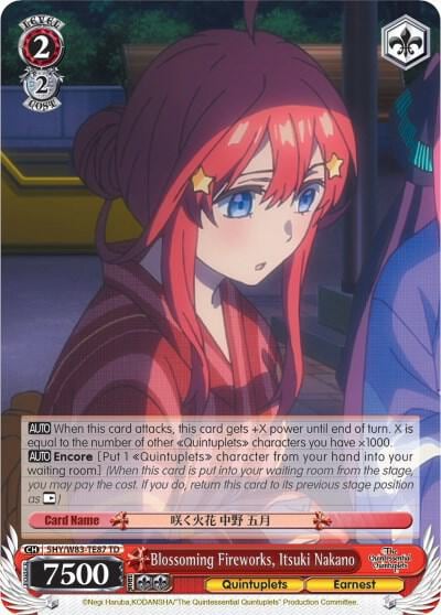 Blossoming Fireworks, Itsuki Nakano, The Quintessential Quintuplets 5HY/W83-TE87 TD