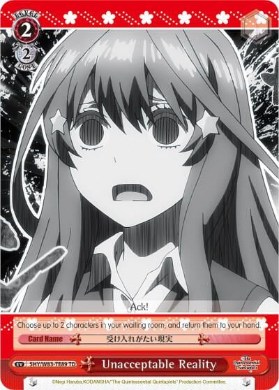 Unacceptable Reality, The Quintessential Quintuplets 5HY/W83-TE89 TD