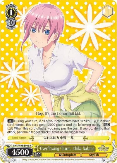 Overflowing Charm, Ichika Nakano, The Quintessential Quintuplets 5HY/W83-E008 R