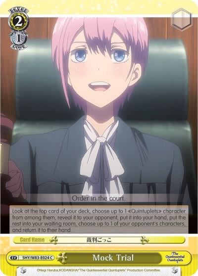 Mock Trial, The Quintessential Quintuplets 5HY/W83-E024 C