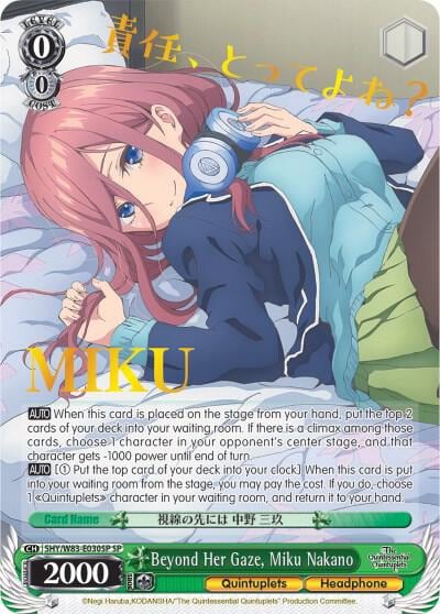 Beyond Her Gaze, Miku Nakano (SP), The Quintessential Quintuplets 5HY/W83-E030SP SP