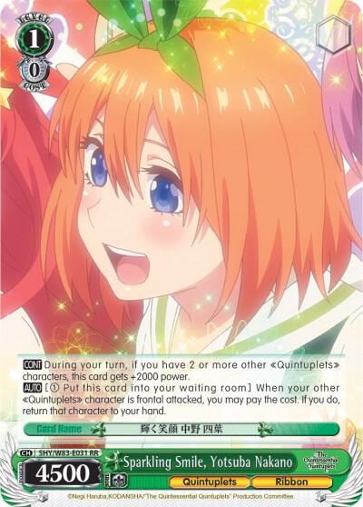 Sparkling Smile, Yotsuba Nakano, The Quintessential Quintuplets 5HY/W83-E031 RR