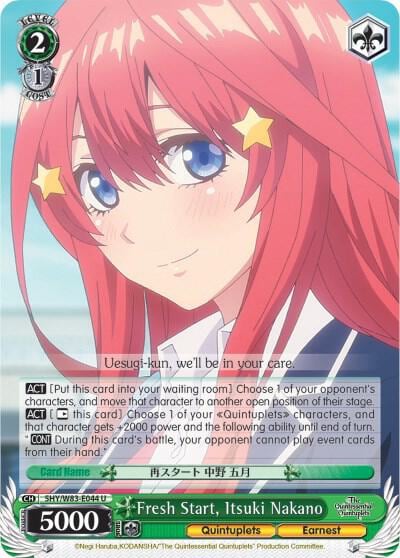 Fresh Start, Itsuki Nakano, The Quintessential Quintuplets 5HY/W83-E044 U