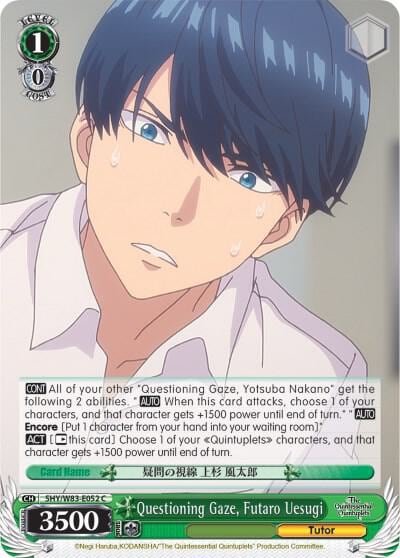 Questioning Gaze, Futaro Uesugi, The Quintessential Quintuplets 5HY/W83-E052 C