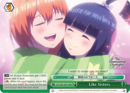 Like Sisters (RRR), The Quintessential Quintuplets 5HY/W83-E061R RRR