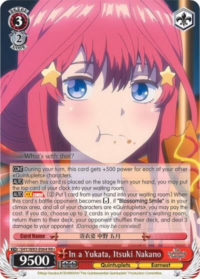In a Yukata, Itsuki Nakano, The Quintessential Quintuplets 5HY/W83-E064 RR+
