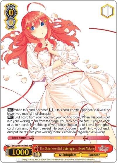The Quintessential Quintuplets, Itsuki Nakano (HYR), The Quintessential Quintuplets 5HY/W83-E065HYR HYR