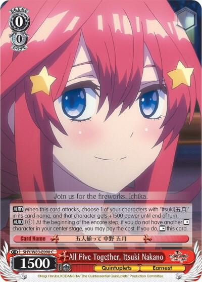 All Five Together, Itsuki Nakano, The Quintessential Quintuplets 5HY/W83-E090 C