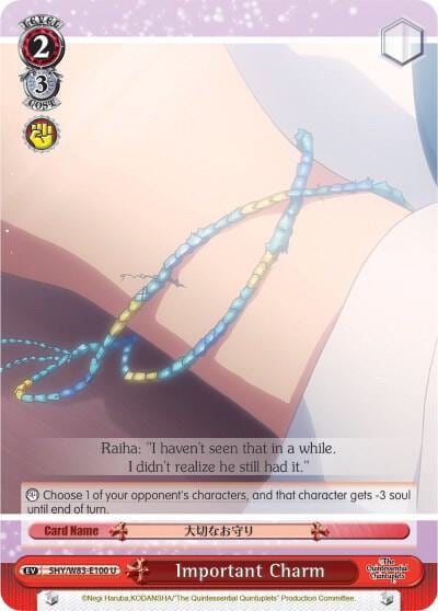 Important Charm, The Quintessential Quintuplets 5HY/W83-E100 U