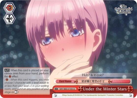 Under the Winter Stars, The Quintessential Quintuplets 5HY/W83-E103 CC