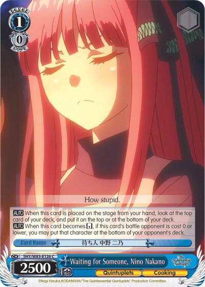 Waiting for Someone, Nino Nakano, The Quintessential Quintuplets 5HY/W83-E126 C