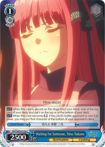 Waiting for Someone, Nino Nakano, The Quintessential Quintuplets 5HY/W83-E126 C