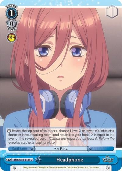 Headphone, The Quintessential Quintuplets 5HY/W83-E131 U