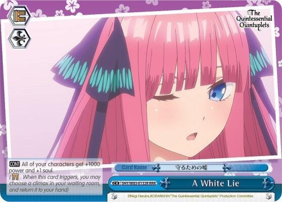 A White Lie (RRR), The Quintessential Quintuplets 5HY/W83-E132R RRR