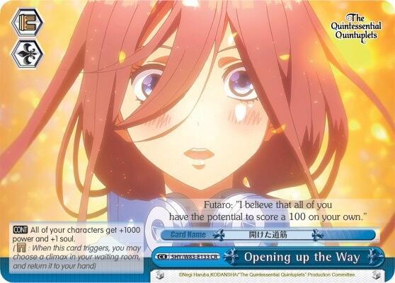 Opening up the Way, The Quintessential Quintuplets 5HY/W83-E133 CR