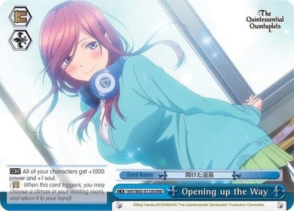 Opening up the Way (RRR), The Quintessential Quintuplets 5HY/W83-E133R RRR