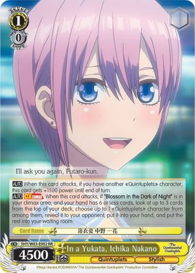 In a Yukata, Ichika Nakano, The Quintessential Quintuplets 5HY/W83-E002 RR