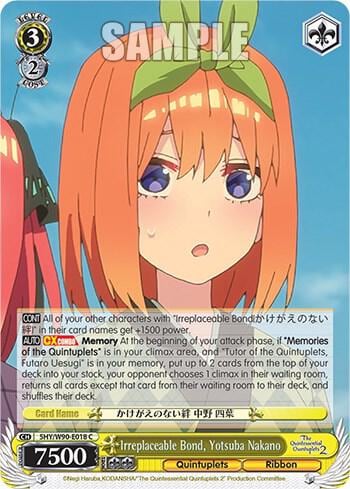 Irreplaceable Bond, Yotsuba Nakano, The Quintessential Quintuplets 2 5HY/W90-E018 C